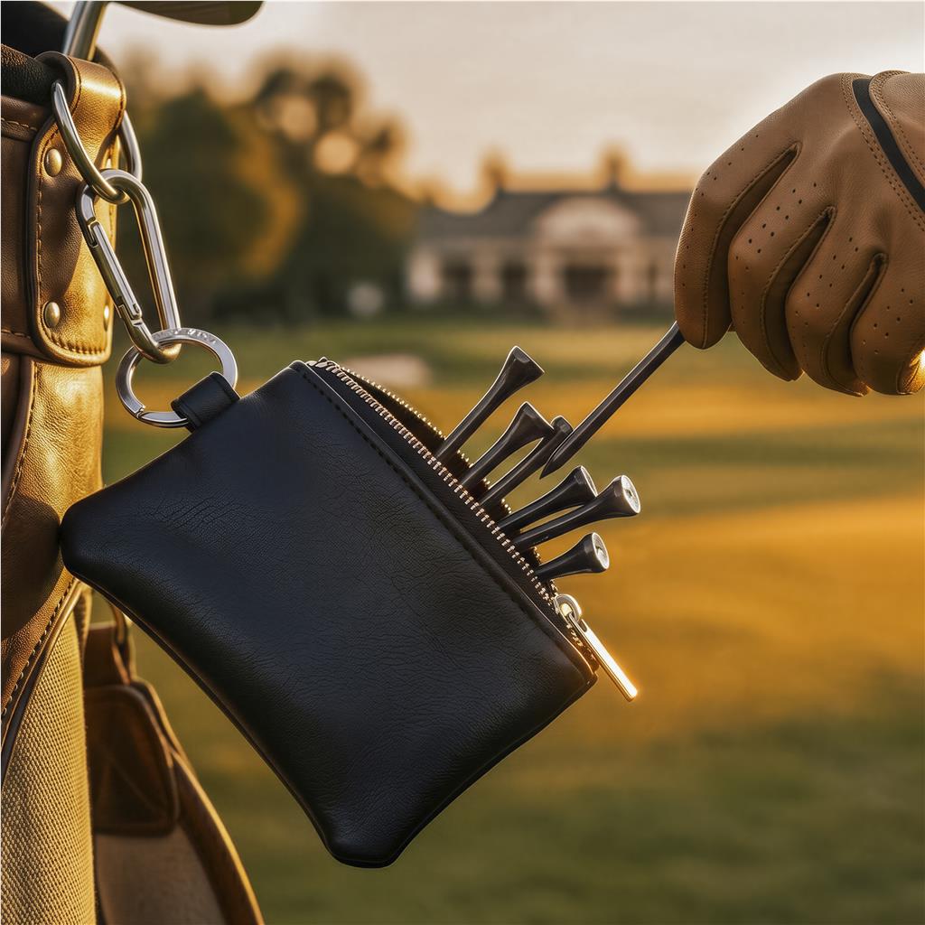 Alex Varga Dinero Pouch and Tees Golf Set - Image 3