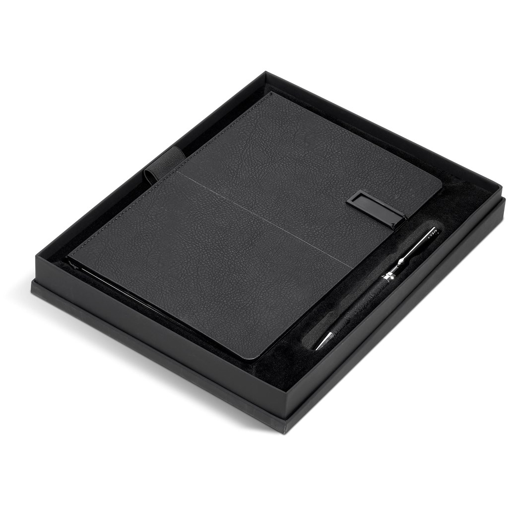 Alex Varga Corinthia Flash Drive Notebook & Pen Set - 32GB - Image 9