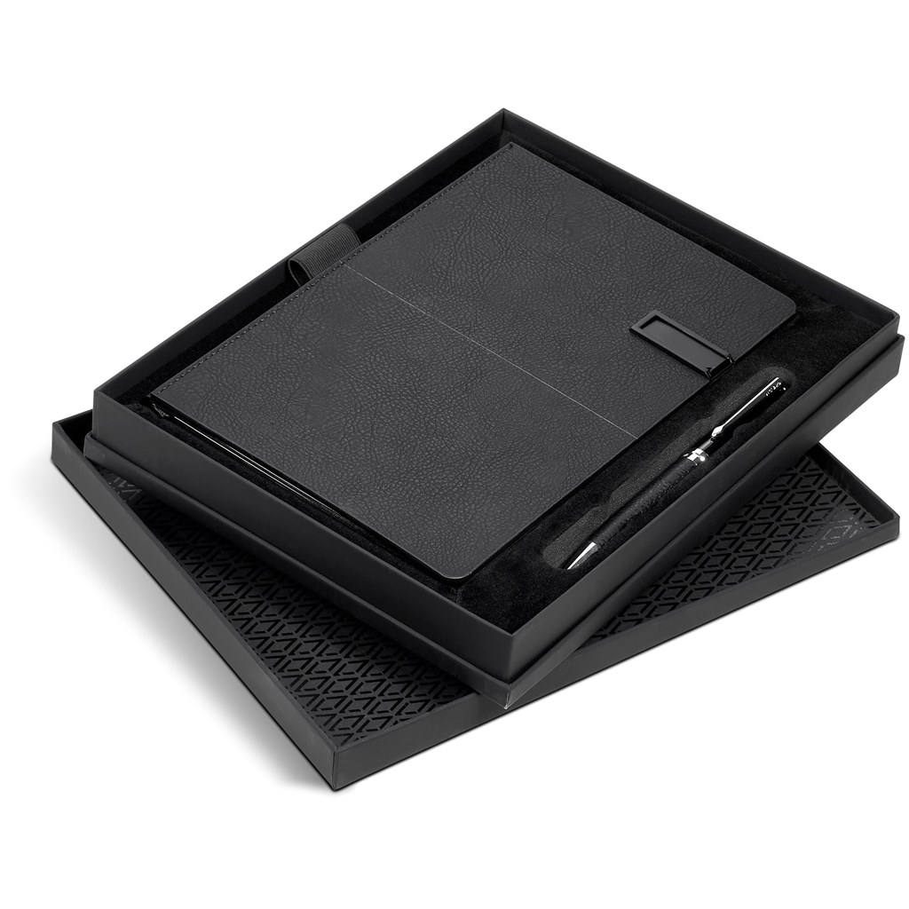 Alex Varga Corinthia Flash Drive Notebook & Pen Set - 32GB - Image 4