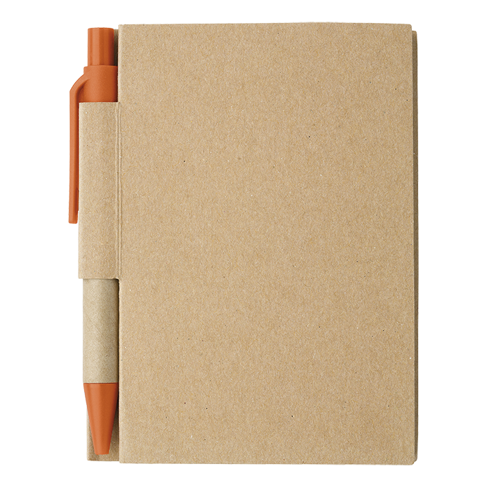 Mini Recycled Notebook and Pen - Image 4
