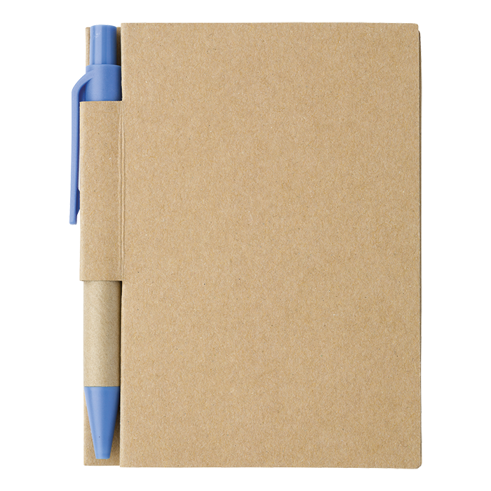 Mini Recycled Notebook and Pen - Image 3