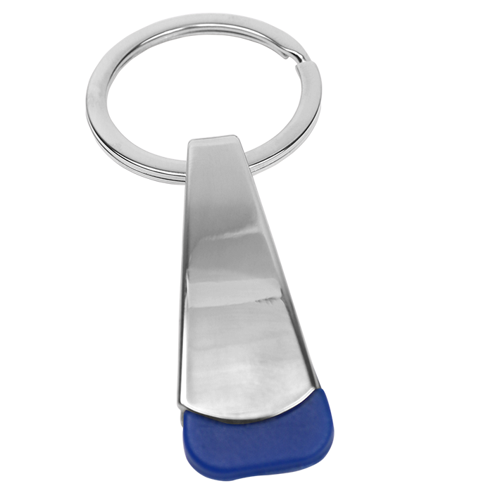 Tear Shaped Chrome Keychain - Image 2