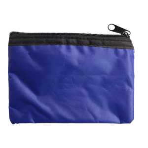Zippered Pouch with Split Ring