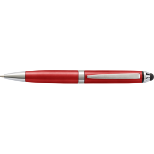 Coloured Barrel Ballpoint Pen with Stylus