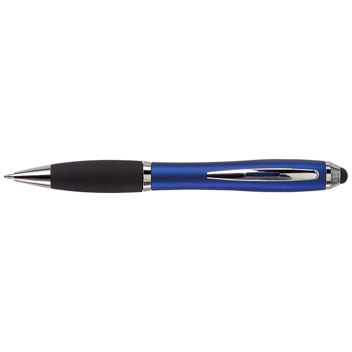 Ballpoint with Rubber Grip and Stylus - Image 6