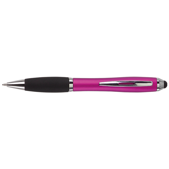 Ballpoint with Rubber Grip and Stylus - Image 7