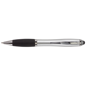 Ballpoint with Rubber Grip and Stylus