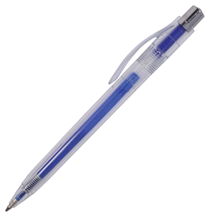 Translucent Ballpoint Pen with Coloured Refill - Image 3