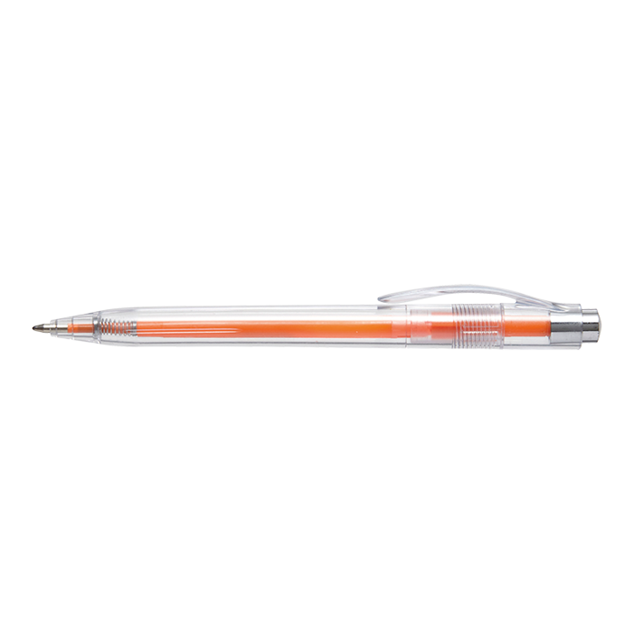 Translucent Ballpoint Pen with Coloured Refill