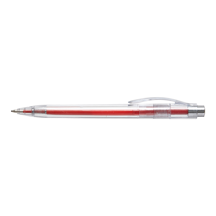 Translucent Ballpoint Pen with Coloured Refill - Image 2