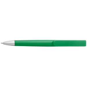Rounded Clip Ballpoint Pen With Coloured Barrel