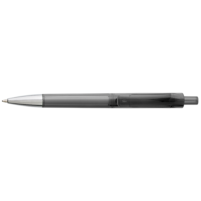 Ballpoint Pen With Transparent Coloured Barrel - Image 3