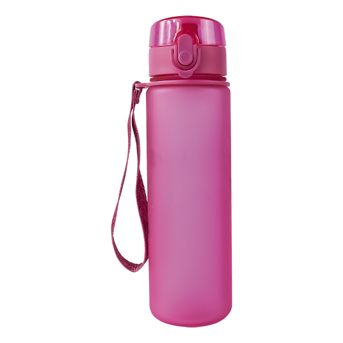 600ml Frosted Cylinder Water Bottle - Image 3