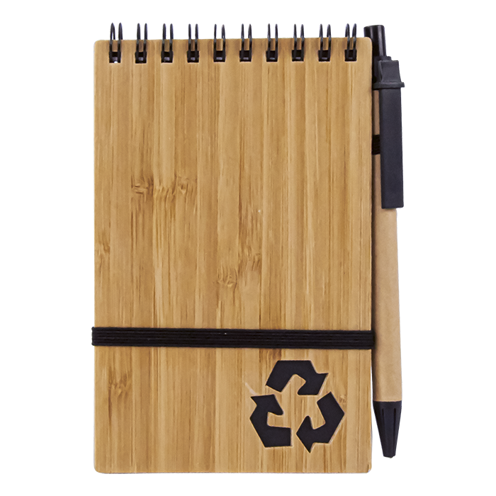Bamboo Notebook With Pen - Image 2