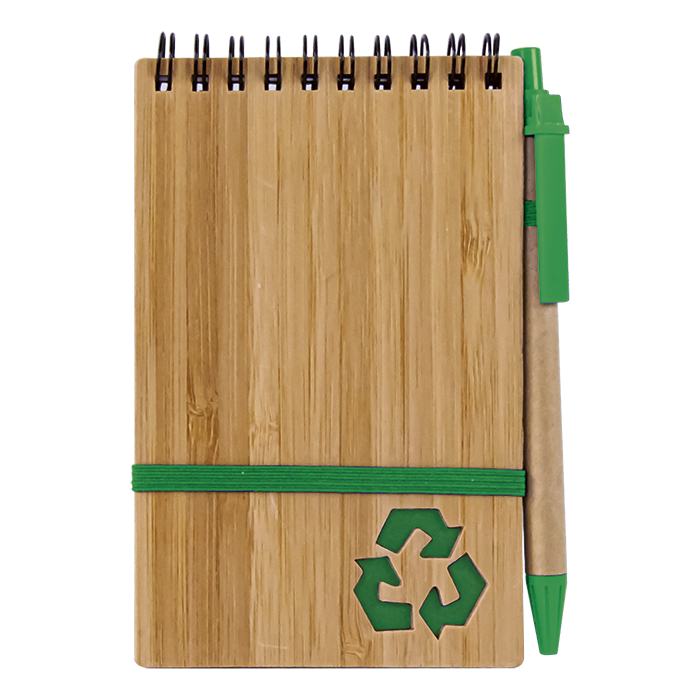 Bamboo Notebook With Pen - Image 3