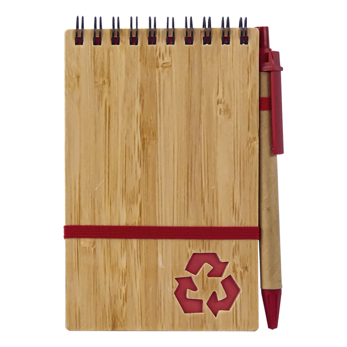 Bamboo Notebook With Pen - Image 4