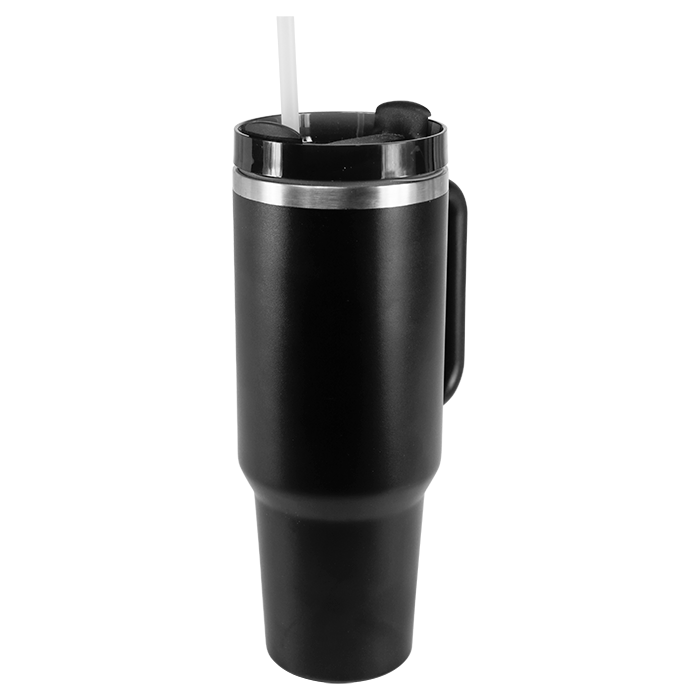 1.2L Double Walled Travel Mug with Straw - Image 6