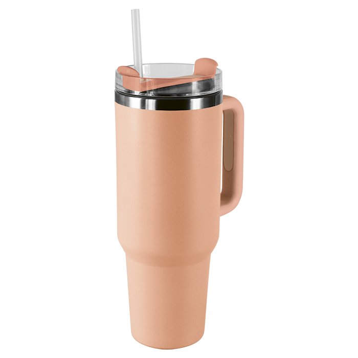 1.2L Double Walled Travel Mug with Straw - Image 7