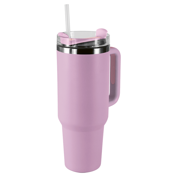 1.2L Double Walled Travel Mug with Straw