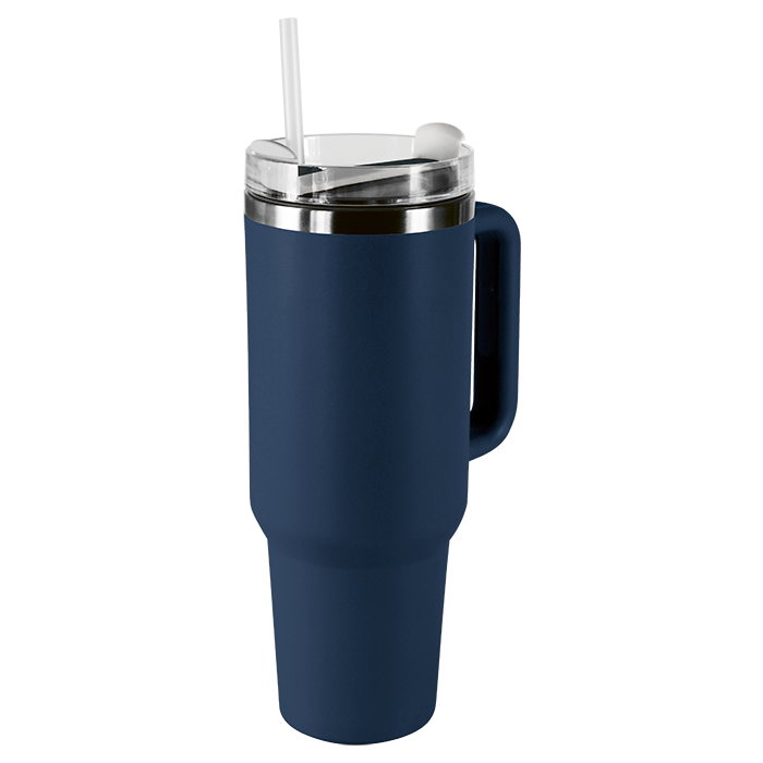 1.2L Double Walled Travel Mug with Straw - Image 5