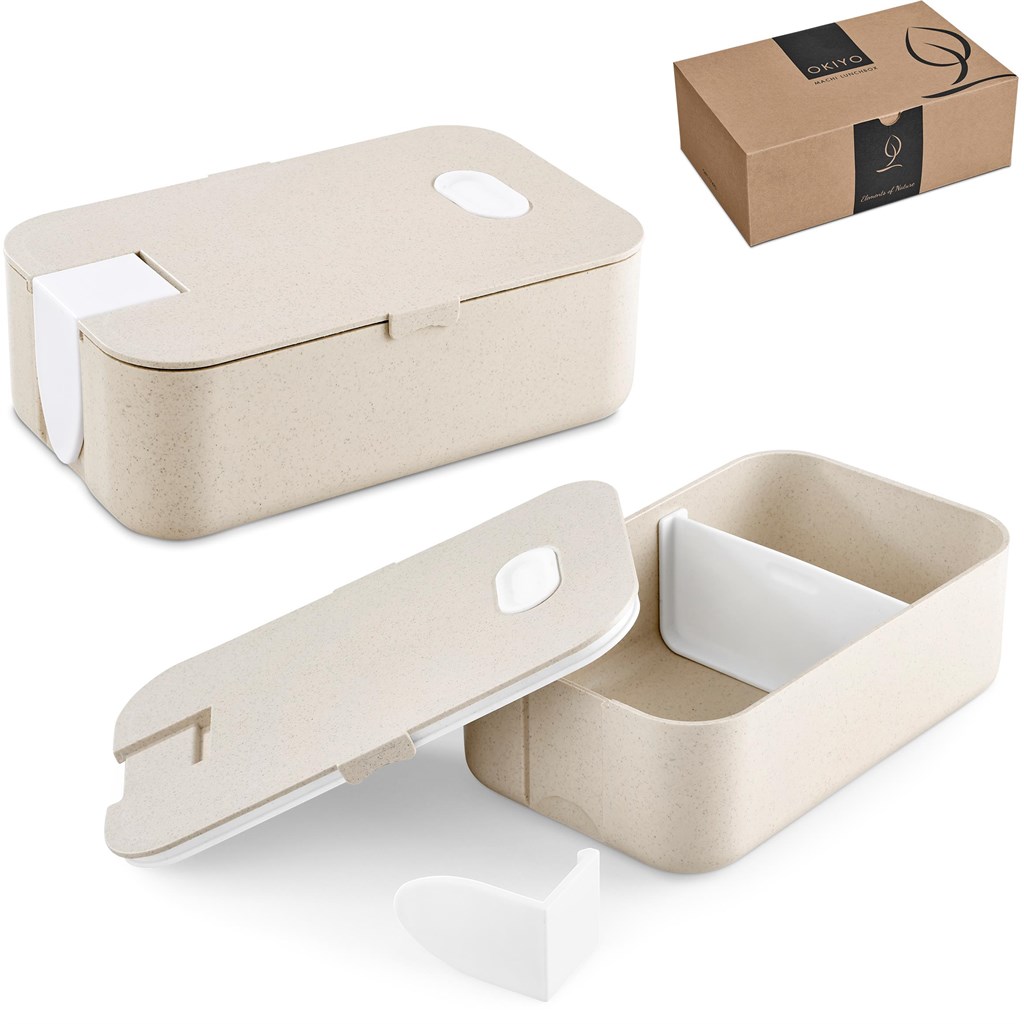 Okiyo Machi Wheat Straw Lunch Box - Image 6