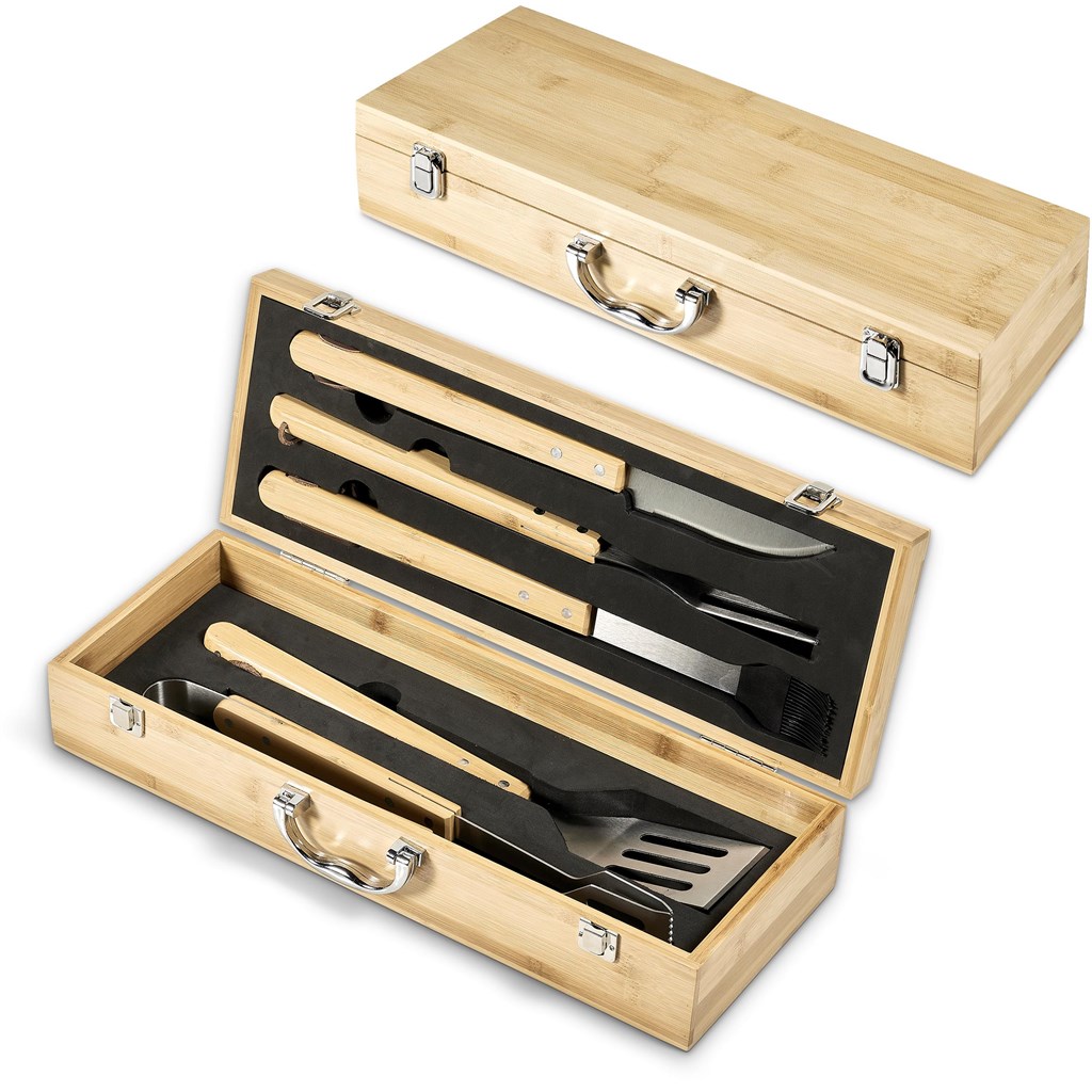 Okiyo Yakiniku Bamboo 5-Piece Braai Set - Image 9
