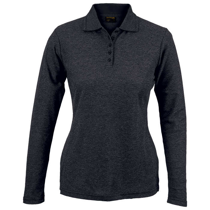 175g Pique Knit Long Sleeve Golfer Ladies - Image 6