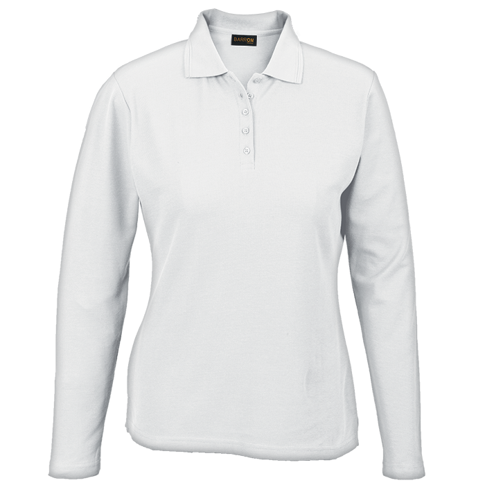 175g Pique Knit Long Sleeve Golfer Ladies - Image 5