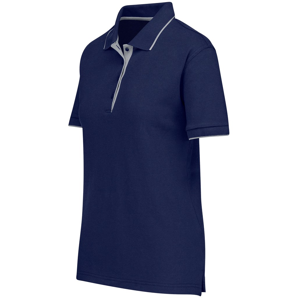 Ladies Wentworth Golf Shirt - Navy - Image 2