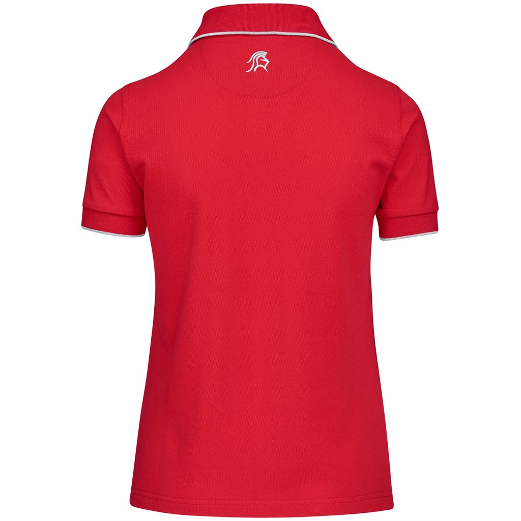 Ladies Wentworth Golf Shirt - Red - Image 4