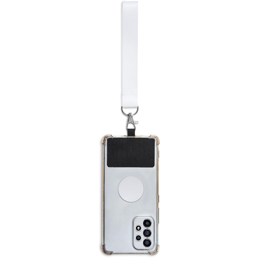 Altitude Rambler Single-Sided Sublimated Satin Wrist Phone Strap - Image 2