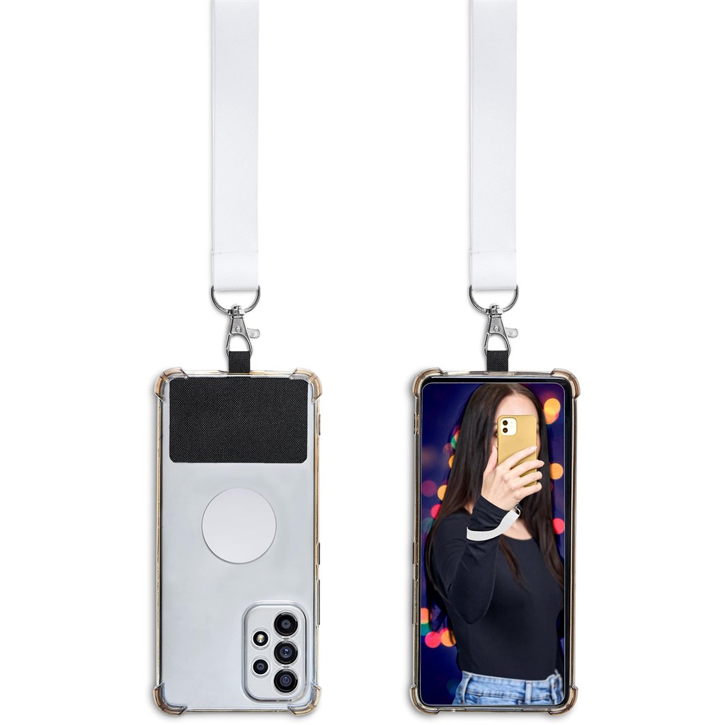 Altitude Rambler Single-Sided Sublimated Satin Wrist Phone Strap - Image 7