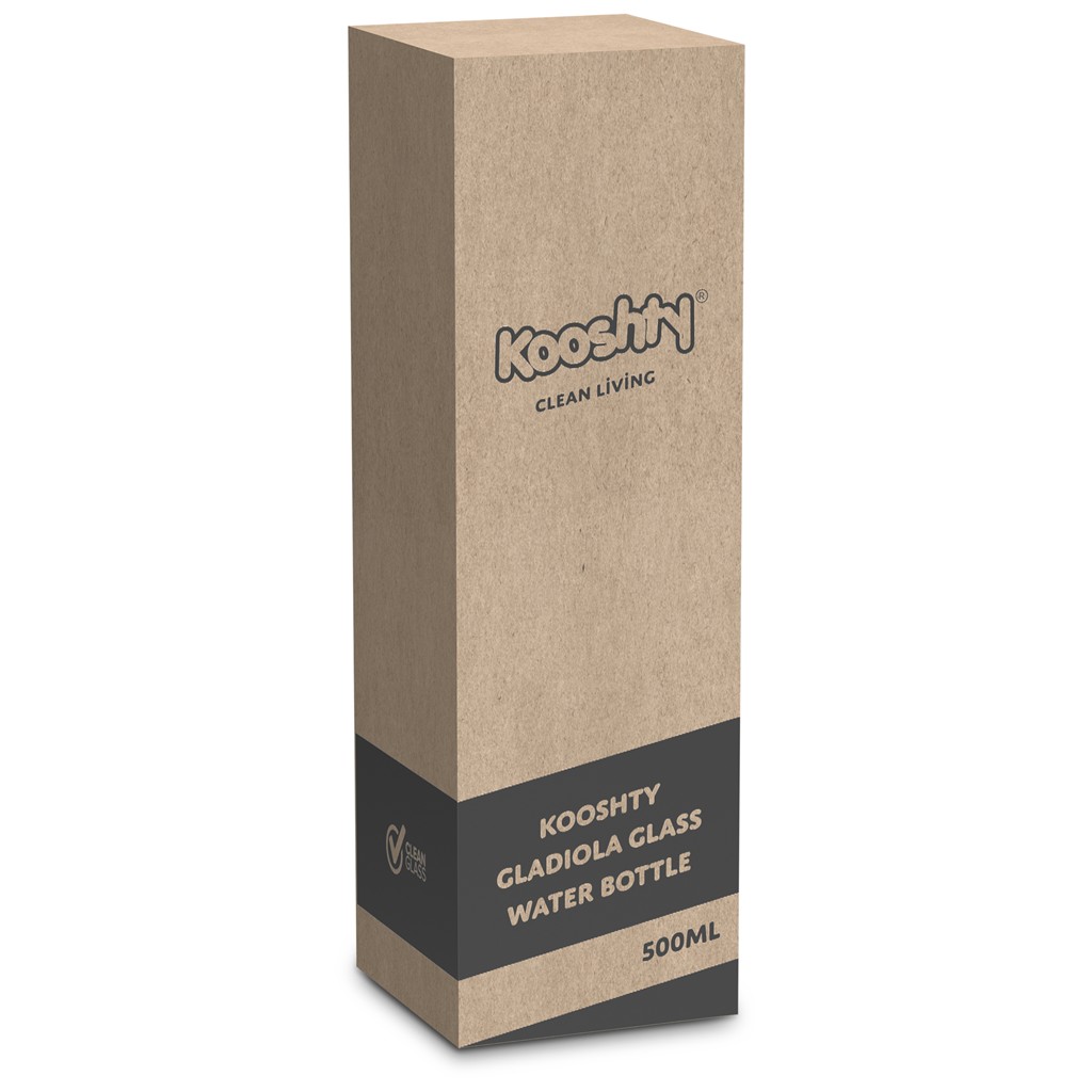 Kooshty Gladiola Glass Water Bottle - 500ml - Image 2