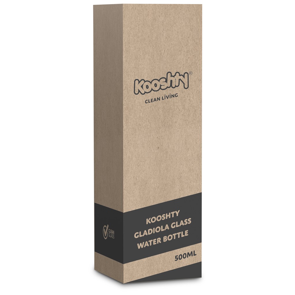 Kooshty Gladiola Glass Water Bottle - 500ml - Image 4