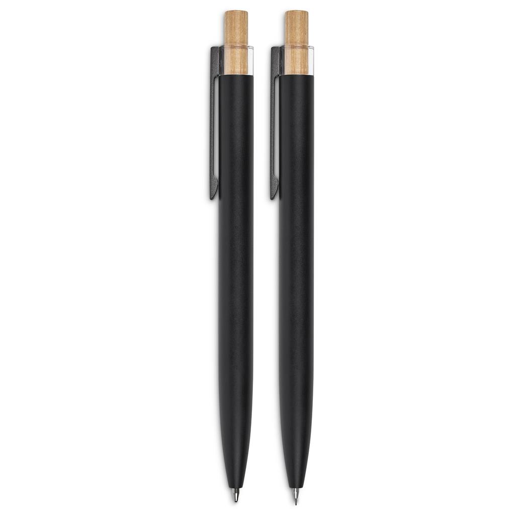 Okiyo Mimotu Ball Pen & Pencil Set - Black - Image 5