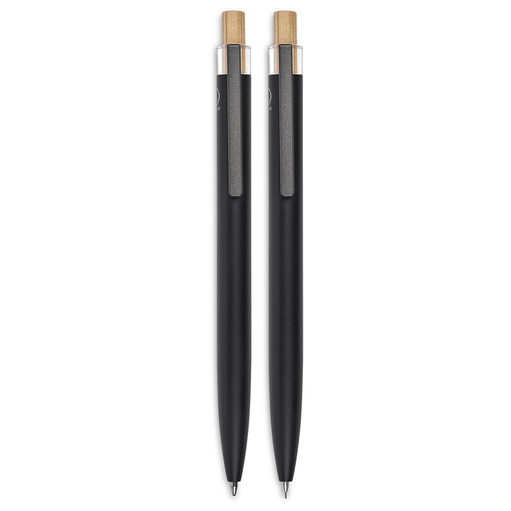 Okiyo Mimotu Ball Pen & Pencil Set - Black - Image 7