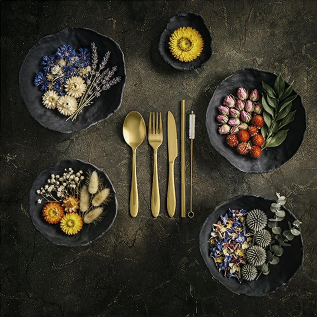 Serendipio Golden Cutlery Set - Image 3