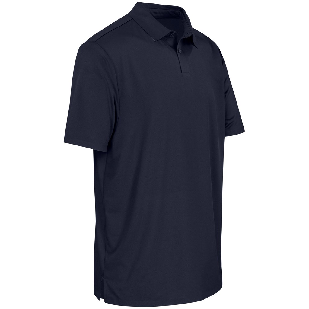 Mens Alex Varga Questana Seamless Golf Shirt - Navy - Image 4
