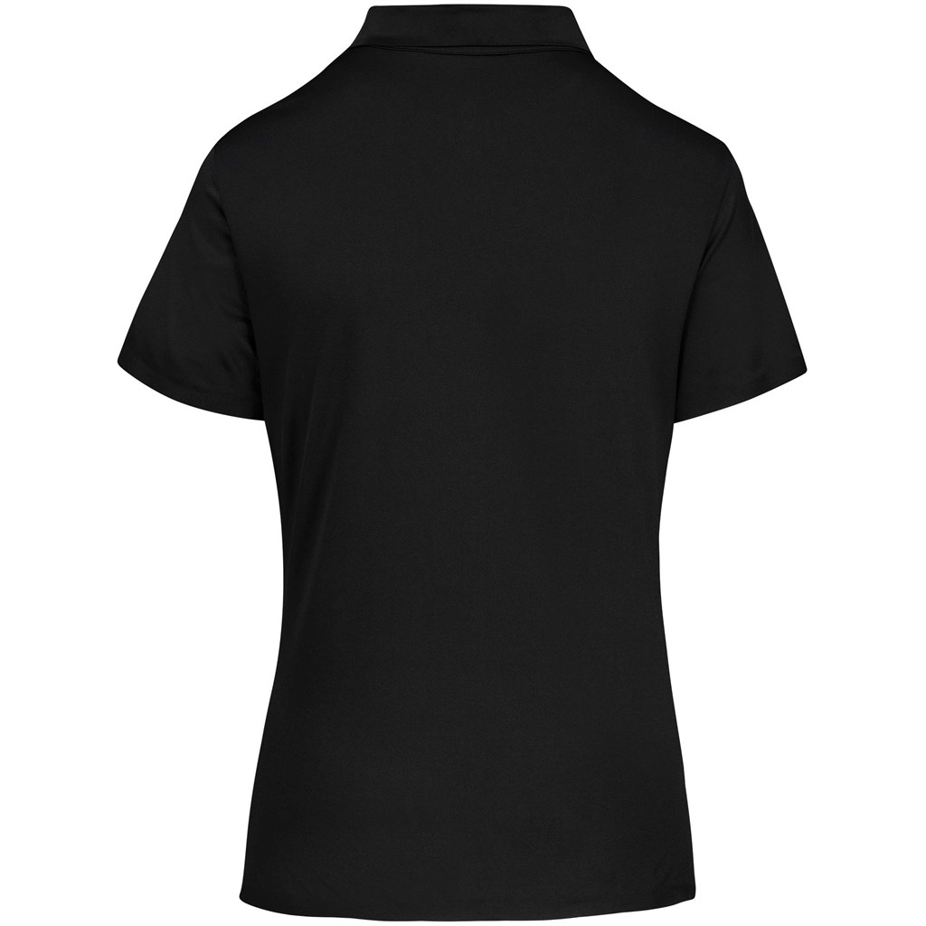 Ladies Alex Varga Questana Seamless Golf Shirt - Black - Image 2