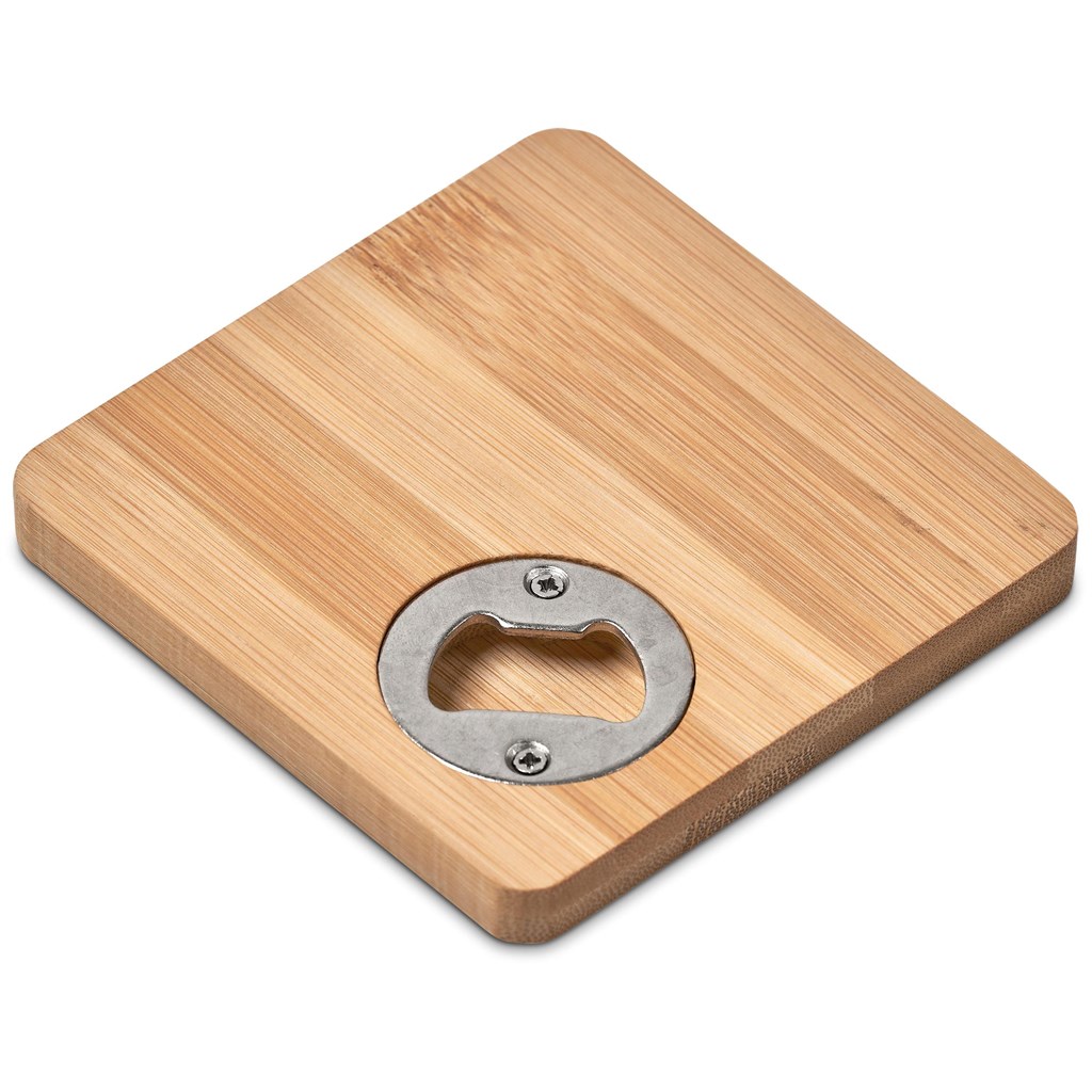 Altitude Drifter Bamboo Bottle Opener Coaster - Image 5