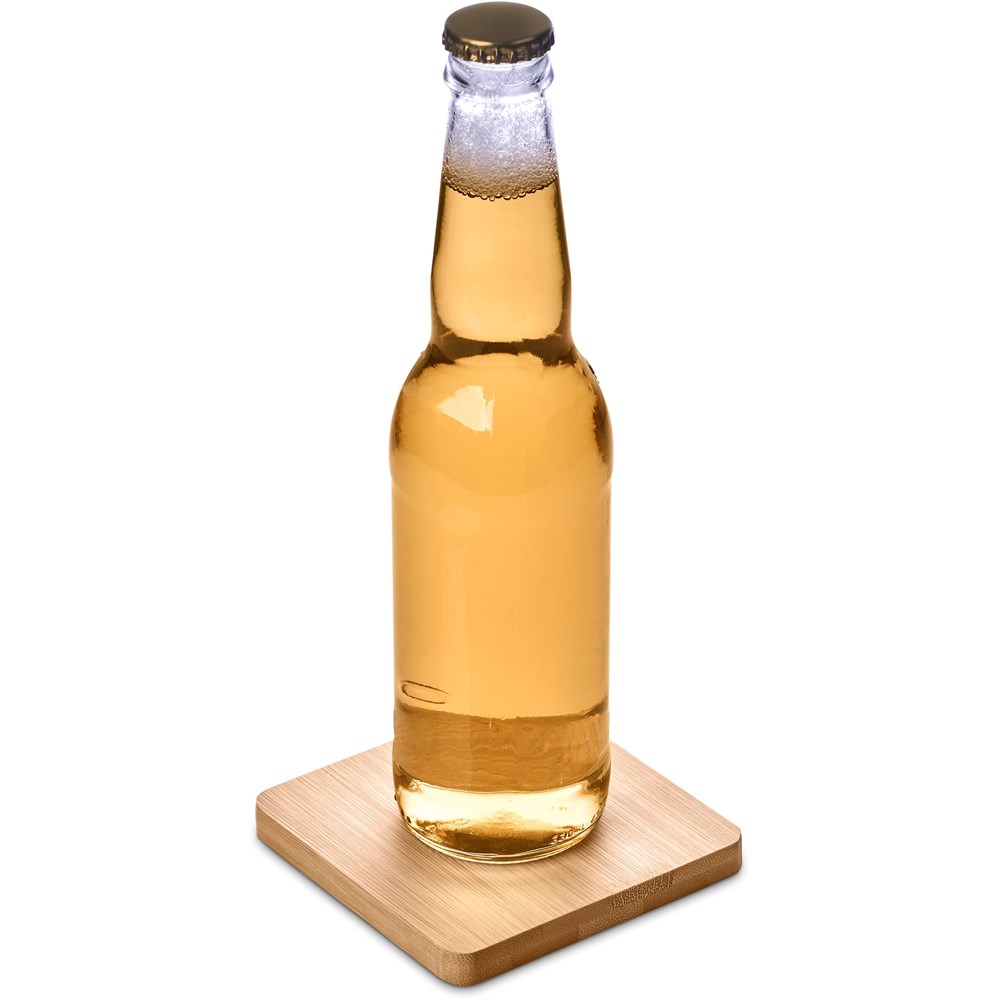 Altitude Drifter Bamboo Bottle Opener Coaster - Image 3