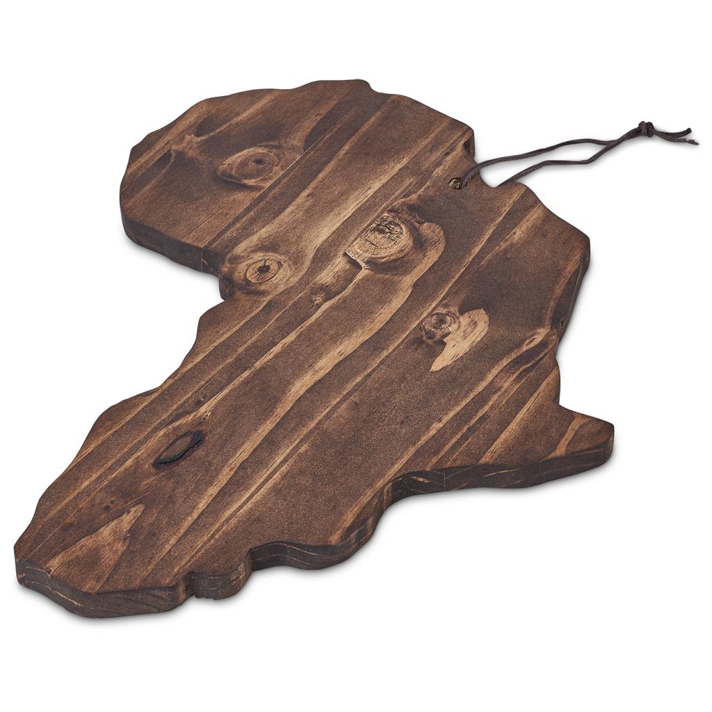 Serendipio African Shaped Wooden Serving Board - Image 4