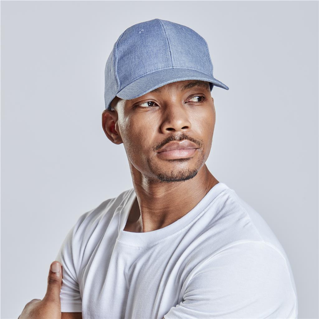 Austin Linen Cap - 6 Panel - Image 3