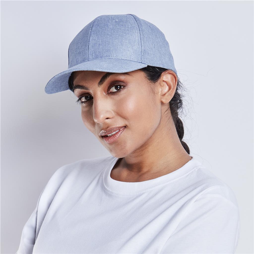 Austin Linen Cap - 6 Panel - Image 2