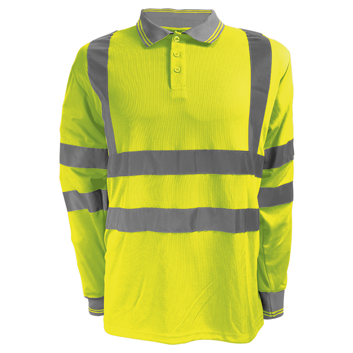 Long Sleeve Reflective Golfer With Tape - Image 2