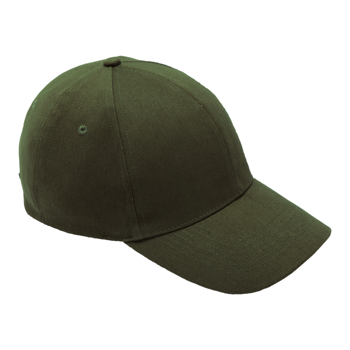 6 Panel Brushed Cotton Cap - Image 2