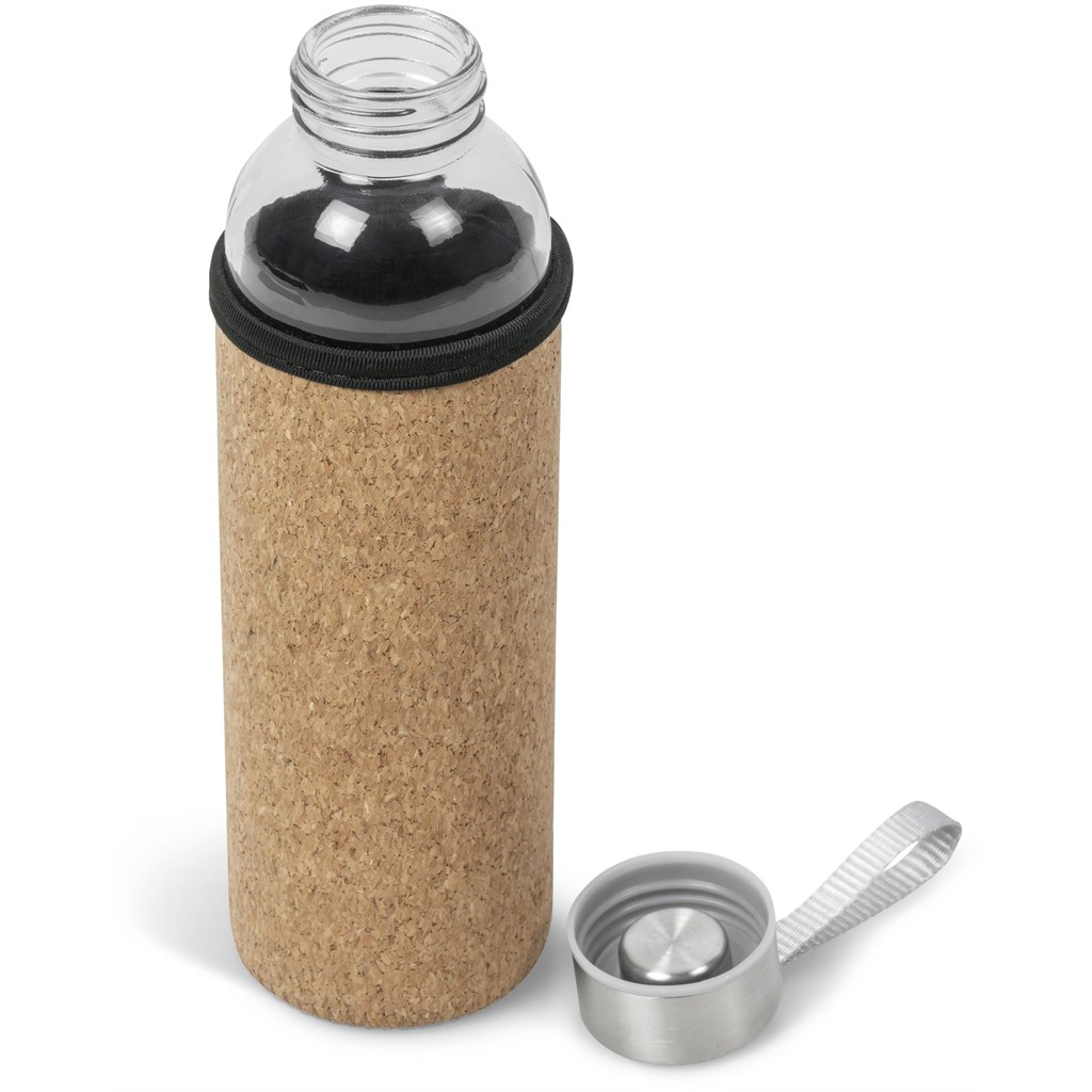 Kooshty Kork Glass Water Bottle - 500ml - Image 2