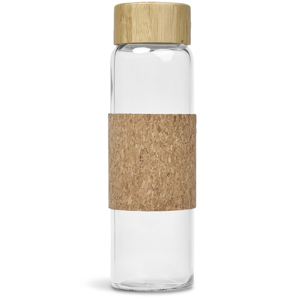 Kooshty Clear Bamboost Glass Water Bottle - 700ml - Image 6