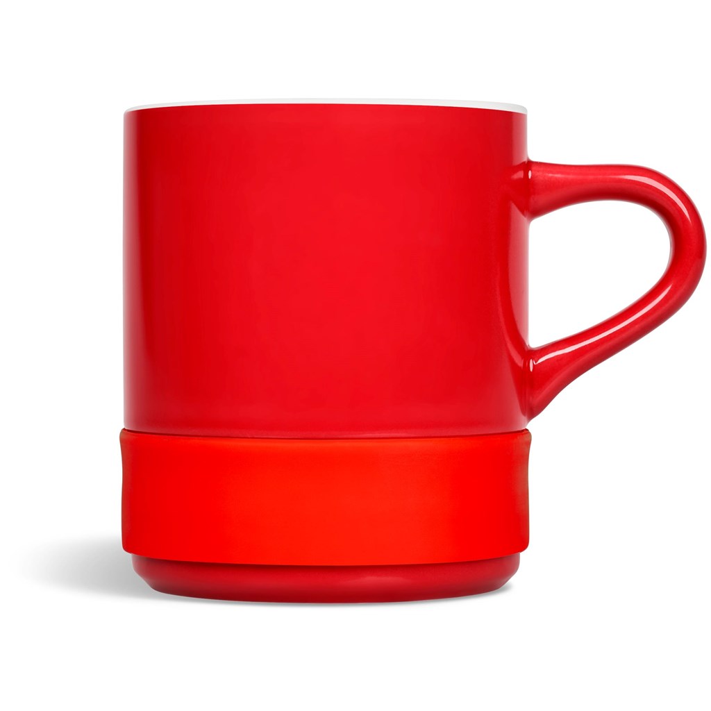 Kooshty Mixalot Ceramic Coffee Mug - 320ml - Red - Image 3