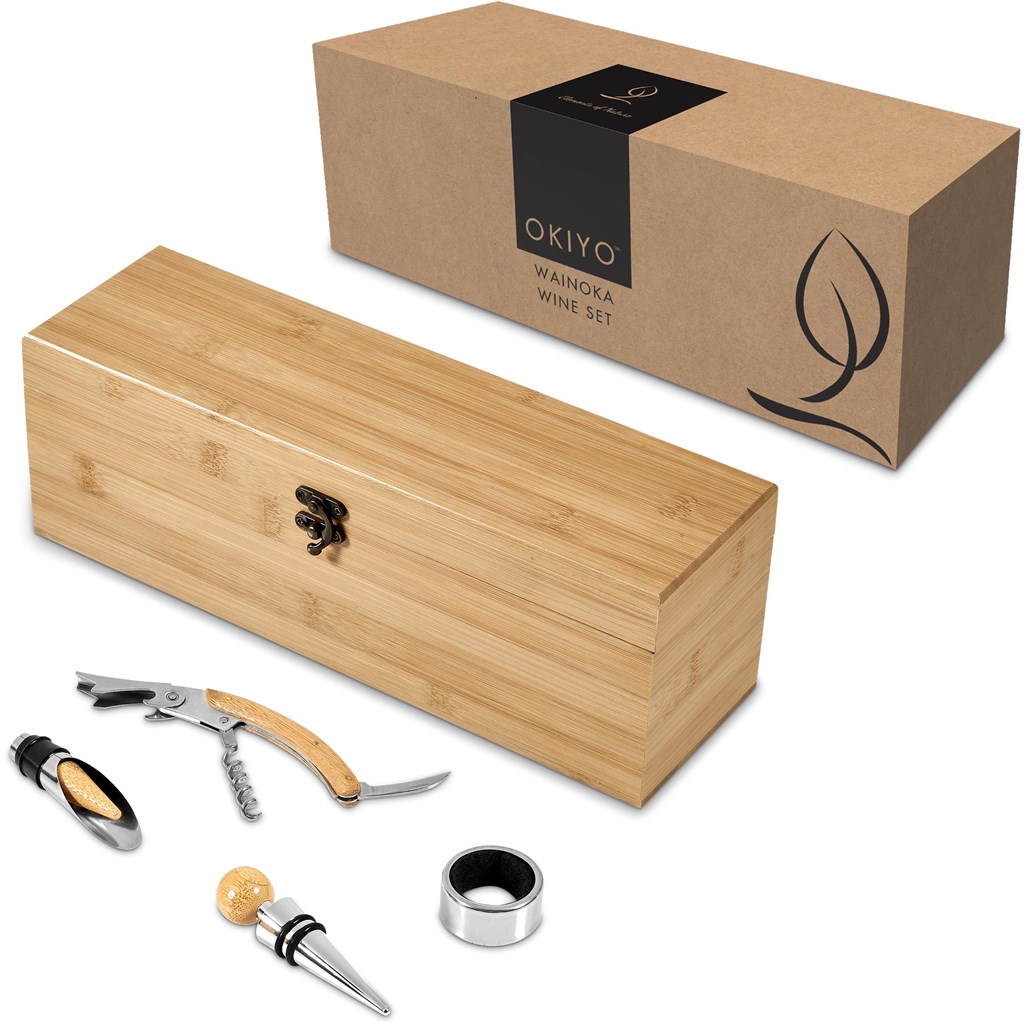 Okiyo Wainoka Bamboo Wine Set - Image 6